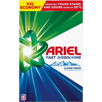 Ariel Прах за пране Ariel Mountain Spring 3.465 кг/63 бр. кутия