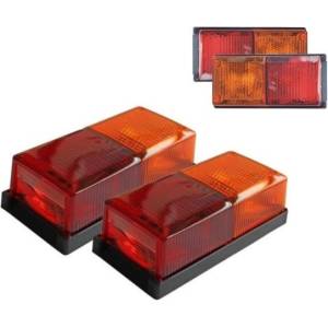  Комплект Стопове, Ляв и Десен, 4 Функции, Е-Мark, 12V-24V, Ремарке, Камион, Агро Техника, Земеделски Машини