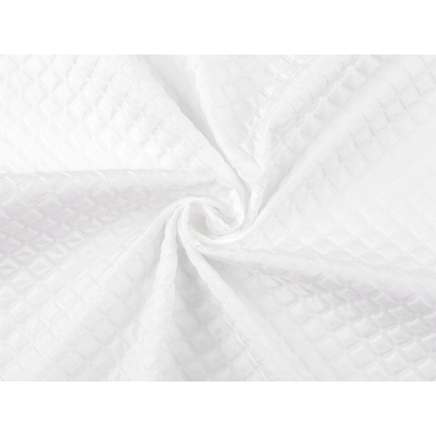 Šusťákovina zpevněná 3D kostičky, střední, 1 (2) Off White