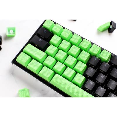Капачки за механична клавиатура Ducky Green 31-Keycap Set Rubber Backlit Double-Shot US Layout (DUCKY-ACC-31-USRDGNNO1)