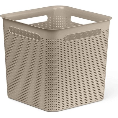Rotho Úložný box Brisen 18 L 29 x 29 x 28 cm plast cappuccino R91291