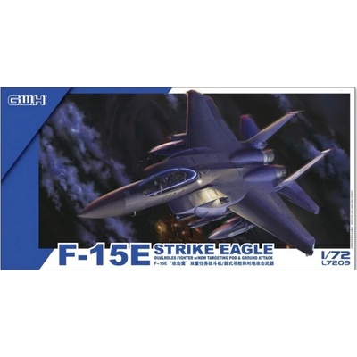 Great Wall Hobby F-15E Strike Eagle Dual Roles Fighter with New Targeting Pod & Ground Attack 1:72