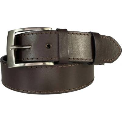 Penny Belts Kožený opasek I2-1-40 tmavě hnědý