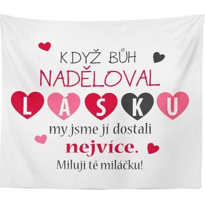Sablio Deka Když bůh naděloval lásku 150x120