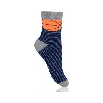 Chlapecké ponožky Basketball tmavě modrá