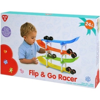 Teddies Autodráha a auto plast 6ks