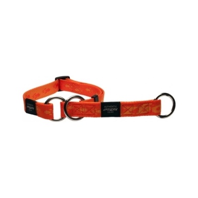 Rogz Alpinist Web Half-Check Collar Large - Нашийник тип душач за кучета 20мм/-34-56 см. оранжев