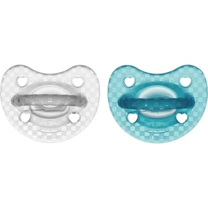 Chicco Physio Forma Luxe биберон 16-36 m Grey/Mint 2 бр