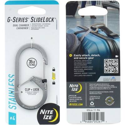 Nite Ize S-Biner SlideLock Steel #4