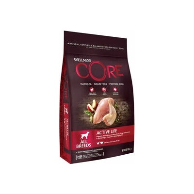 Wellness Core Active Life All Breeds kura a morka 10 kg