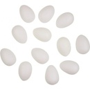 Vajíčka plastová na zavěšení 6 cm, 12 ks