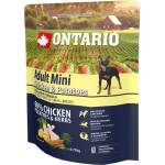 ONTARIO Adult Mini Chicken & Potatoes - пълноценна храна за пораснали кучета от малки породи с пиле и картофи 0, 75 кг, Чехия 214-10533
