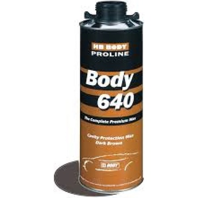 HB BODY 640 vosk do dutin hnedý 1L