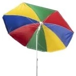 Muhler Плажен чадър Muhler U5037 Mix Colors - 1.6м (102973)