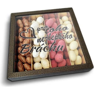 Sablio Mandle v čokoládě Pro toho nejlepšího bráchu 4 x 80 g