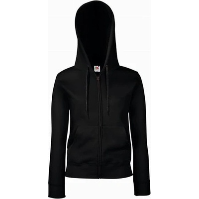 Fruit of the Loom Premium Hooded Sweat Jacket čierna