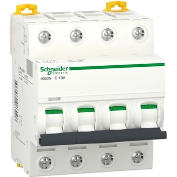 Schneider Electric Прекъсвач Schneider iK60N 4P 6kA C 10A A9K24410 (A9K24410)