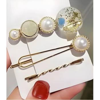 HARAHU Щипки за коса sk-19067 - Светло Синя kp19067 (sk-19067)