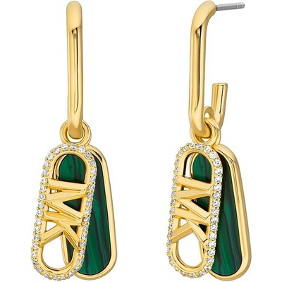Michael Kors Fashion pozlacené visací náušnice Premium MKJ8293MC710