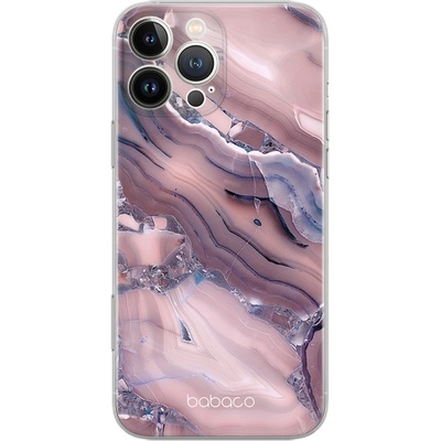 ERT GROUP Калъф Abstract за iPhone 16 Pro, Розов мрамор (BPCABS2044)