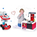 Smoby Set lekársky vozík s infúziou a elektronická kuchynka Cheftronic Tefal so zvukmi a svetlom