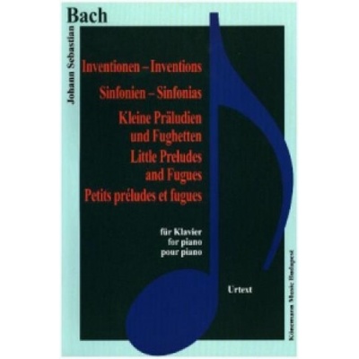 Inventionen Sinfonien kleine Preludien Johann Sebastian Bach