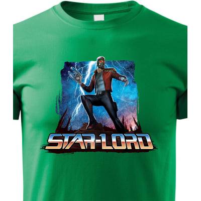 Dětské tričko Star-Lord Zelená Velikost Canvas Bezvatriko.cz 2337