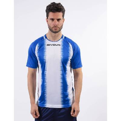 Stripe shirt M/C azzuro/bianco