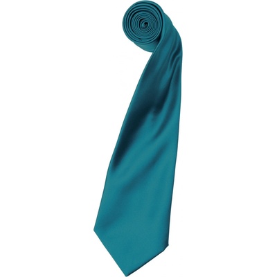 Premier Workwear Pánská saténová kravata PR750 Teal