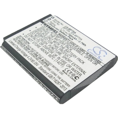 Cameron Sino Батерия за Samsung ES/ST серия (equ. BP-70A), 740mAh (CS-BP70A)