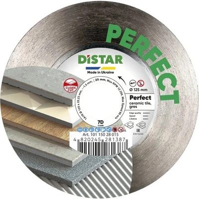 Kotouč řezný diamantový DISTAR PERFECT 125 mm