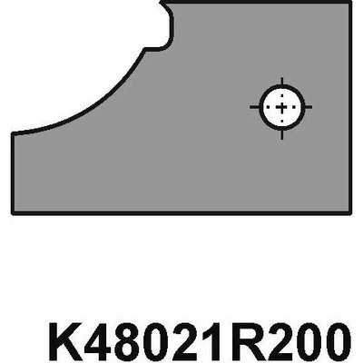 VBD pro sadu fréz na dveře - dlouhý čep K48021R200
