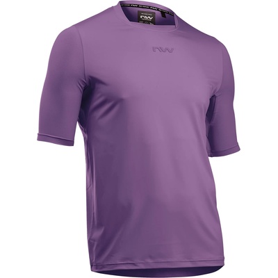 Northwave Мъжка фланелка с къс ръкав за колоездене Northwave Bomb Jersey Short Sleeve Cycling jersey - Dark Purple (056-3724-0112)