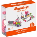 Marioinex Вафлен мини конструктор от 140 части, розов (902 837)
