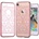 DEVIA Crystal Baroque Case - поликрабонатов кейс за iPhone 8, iPhone 7 (с кристали Сваровски) (розово злато)