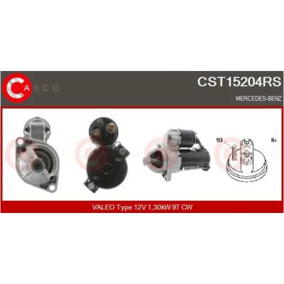 CASCO Alternátor 12V 140A s kolem OE BOSCH