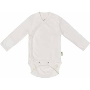 Bio Baby Боди с дълъг ръкав Bio Baby - Органичен памук, 56 cm, 1-2 месеца (97218104) - baby
