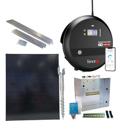 VNT electronics s.r.o. Premium sada solární ohradník - Kompletní přenosná schránka + 10J Wi-Fi chytrý zdroj, panel 200 W