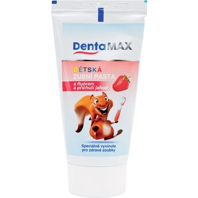 DentaMax detská s fluórom a príchuťou jahôd 50 ml
