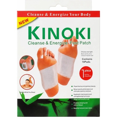KINOKI ČISTÍCÍ NÁPLASTI NA NOHY DETOX 10 ks