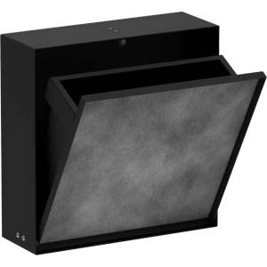 Hansgrohe XtraStoris Rock - Кошче за отпадъци за вграждане 4 л, матово черно 56089670 (56089670)