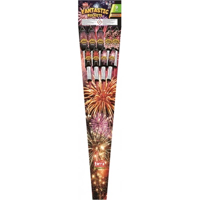 Rakety FANTASTIC ROCKETS 9 ks raket 20/9 Čína KP0027C