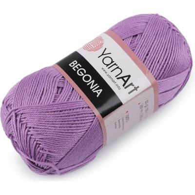 Bavlněná pletací příze Begonia 50 g Varianta: 22 (6309) fialková, Balení: 1 ks 47175/108501/243227