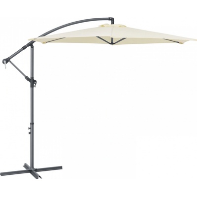 Goleto Zahradní slunečník s boční nohou a klikou průměr 300 cm GL3000B