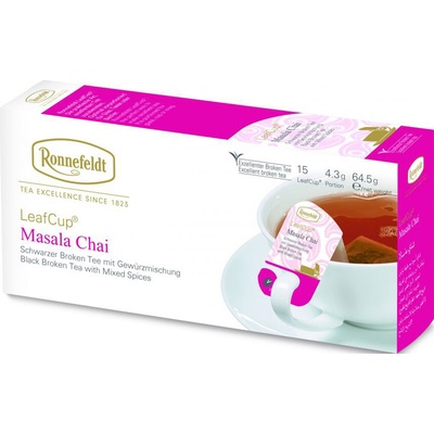 Ronnefeldt Чай Ronnefeldt LeafCup Masala Chai пакетчета 15 x 4, 3 g