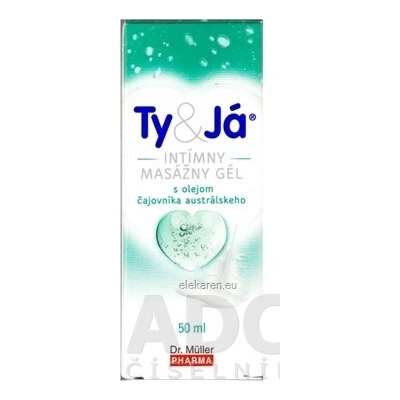 Dr. Müller Ty&Já Intímny masážny gél s olejom čajovníka austrálskeho 50 ml