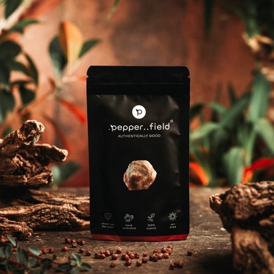 Pepper Field Kampotský Pepř červený doypack 50 g – Zboží Dáma