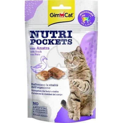 Gimborn GimCat Nutri Pockets с патешко месо 60 г