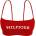 Tommy Hilfiger UW0UW05302 Bralette bikini top - Red (Primary Red)