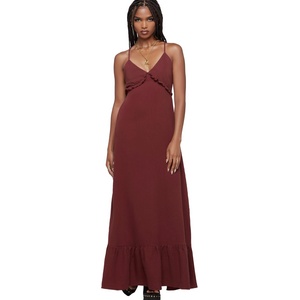 KILLSTAR дамска рокля KILLSTAR - Wanderlusted - Plum - KSRA014559
